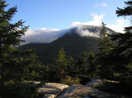view of Mount Passaconaway from Hedgehog Mountain in New Hampshire