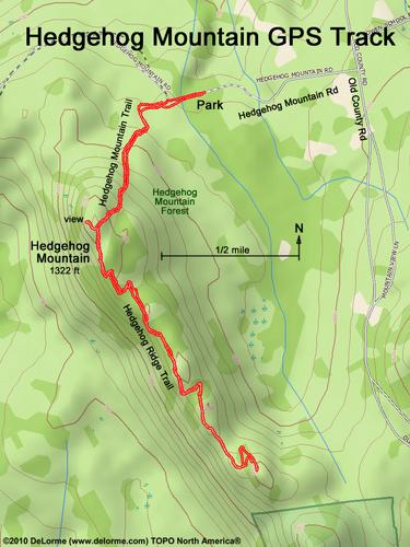 Hedgehog Mountain gps track