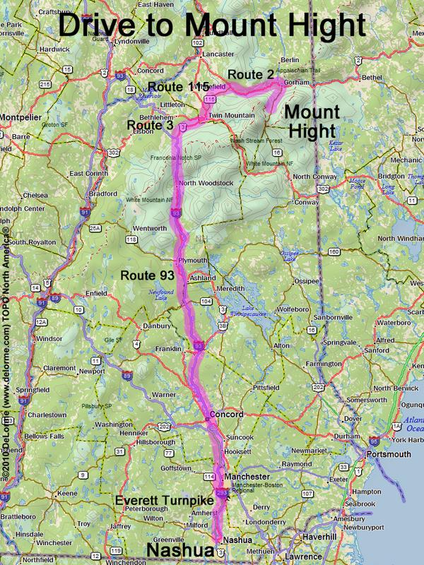 Mount Hight drive route