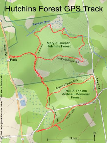 Hutchins Forest gps track