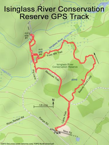 Isinglass River Conservation Reserve gps track