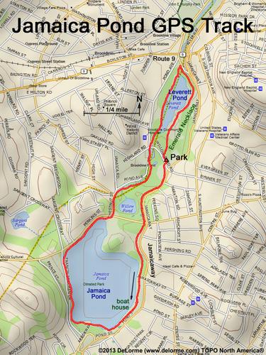 Jamaica Pond gps track