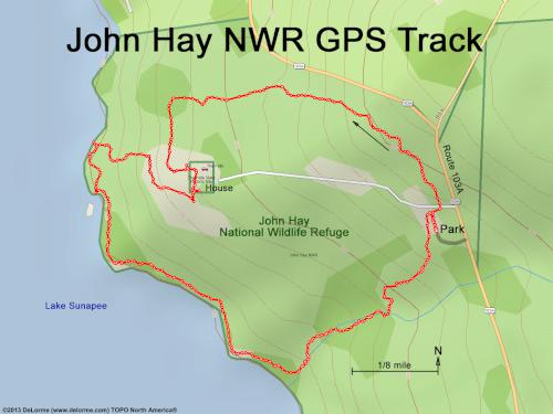John Hay NWR gps track