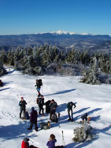 view from the summit tower on Kearsarge North in New Hampshire