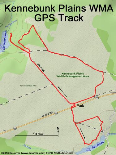 Kennbunk Plains WMA gps track