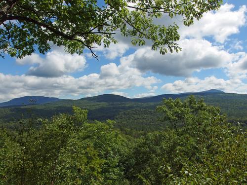 view from the Ledge Trail in Lyme Town Forest on the way to Kenyon Hill in western New Hampshire