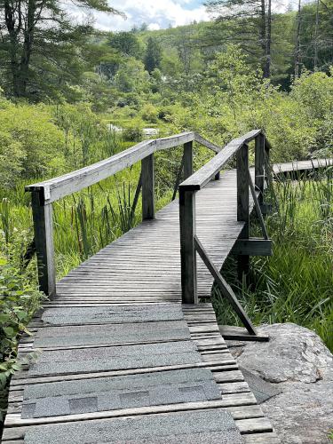 footbridge in August from Lenox Mountain in southwestern Massachusetts