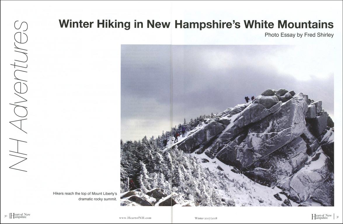 two-page photo from Heart of New Hampshire Winter 2007/2008