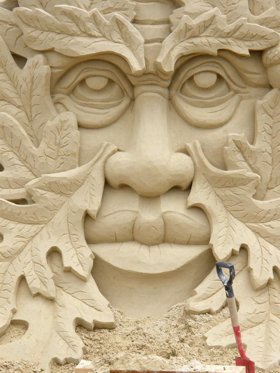 sand sculpture at Hampton Beach in New Hampshire