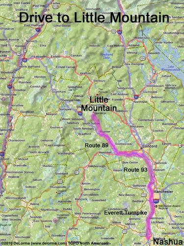 Little Mountain drive route