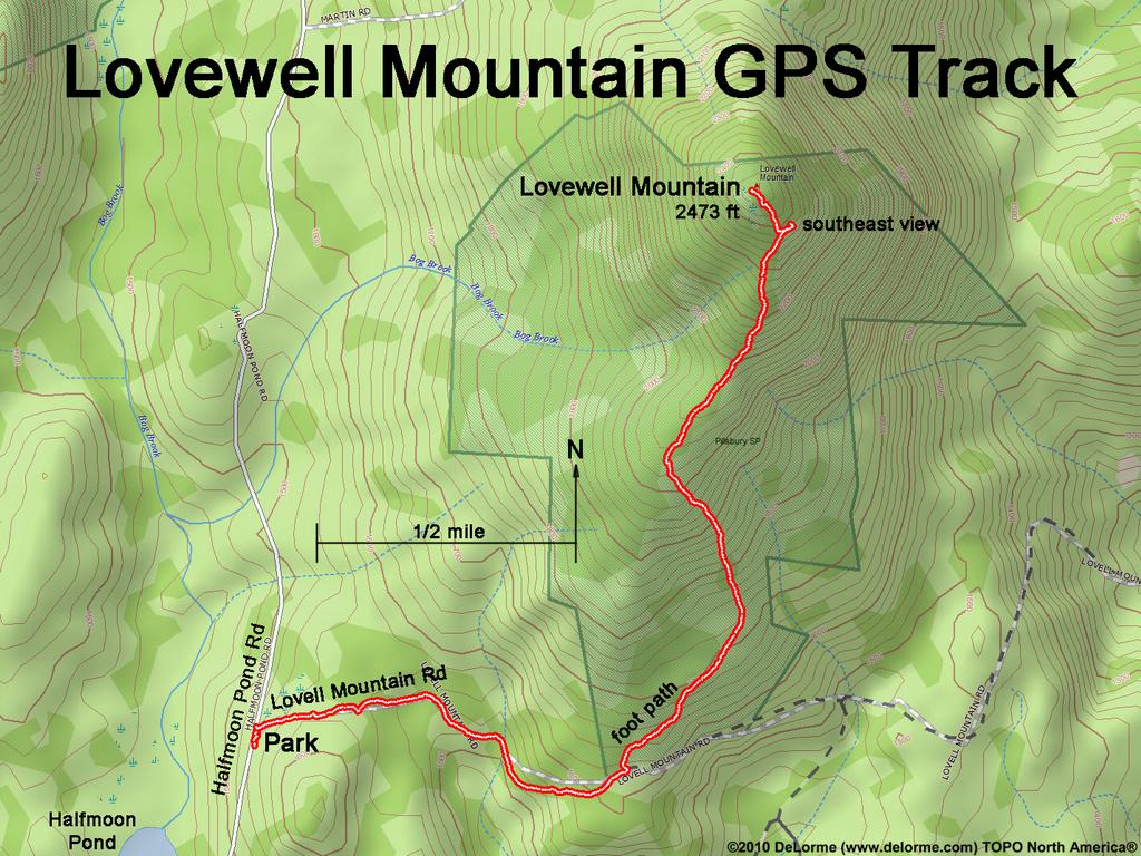 Hiking Lovewell Mountain
