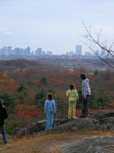 hikers at Lynn Woods Reservation in Massachusetts