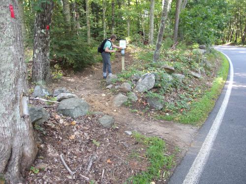 hike start at Marshall Forest near Hampstead in southeast NH