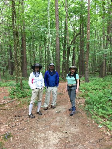 Cathy, Larry and Andee at Meadow Brook in northeastern Massachusetts
