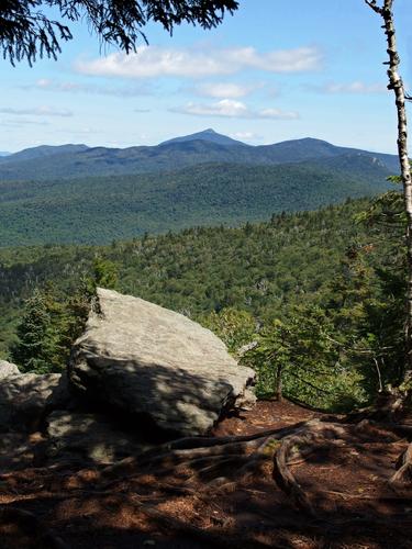 view of Camel's Hump from Molly Stark Mountain in northern Vermont