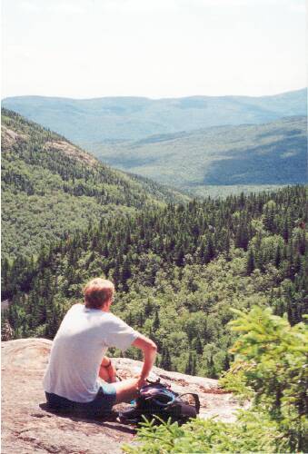 view south from Mount Moriah in New Hampshire