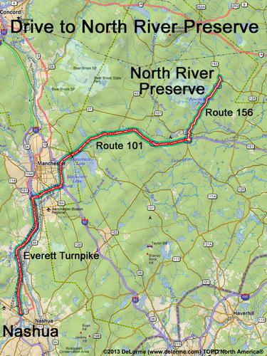 North River Preserve drive route