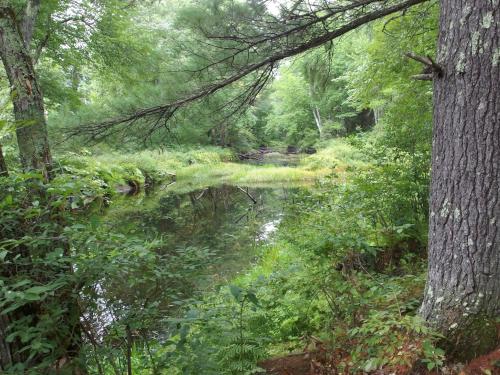 river at North River Preserve in southern New Hampshire