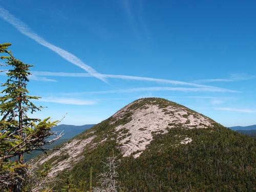 view from South Percy Peak of North Percy Peak in northern New Hampshire