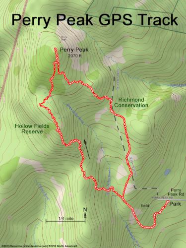 Perry Peak gps track