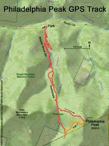 G
PS track to Philadelphia Peak in northern Vermont