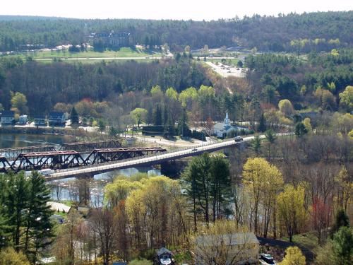 view from Hooksett Pinnacle in New Hampshire