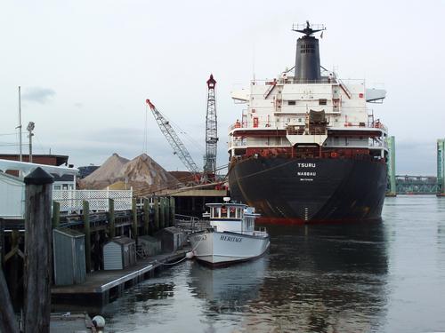 ship in Portsmouth harbor