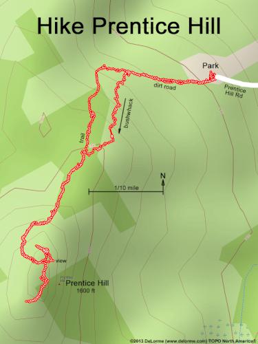 Prentice Hill gps track