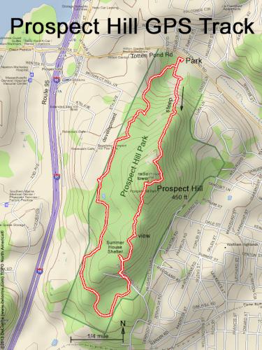 Prospect Hill gps track