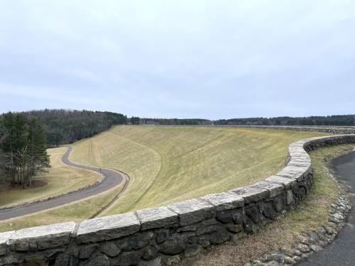 Winsor Dam at Quabbin Reservoir, near Quabbin Hill in central MA