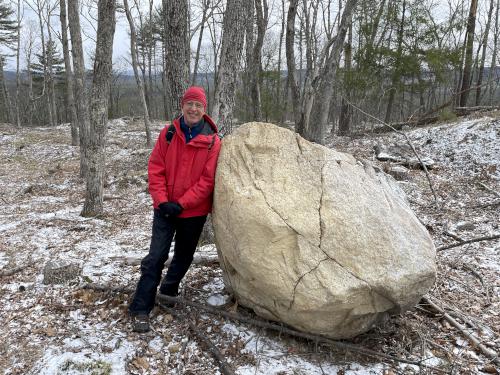 Fred in March atop Rattlesnake Hill near Hopkinton in southern New Hampshire