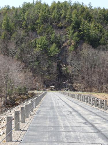 view cliff at Clough State Park in southern New Hampshire