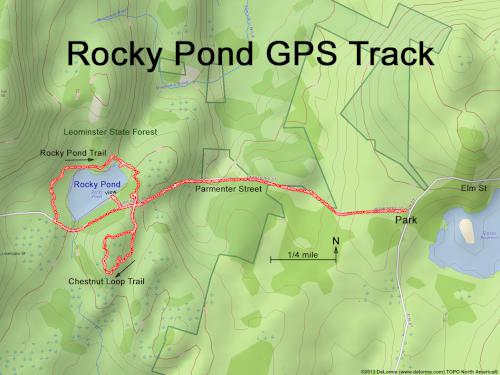 Rocky Pond gps track