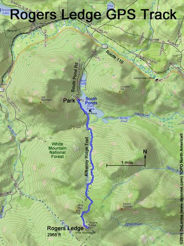 Rogers Ledge gps track