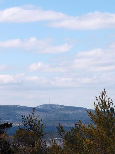 view of Fort Mountain from Saddleback Mountain in southern New Hampshire