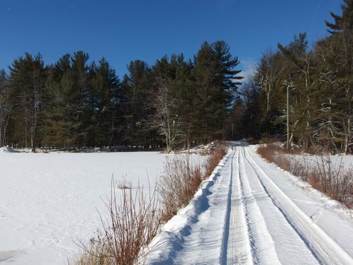 Old Mountain Road on the way to Saddleback Mountain in southern New Hampshire