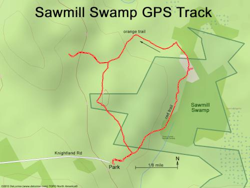 Sawmill Swamp gps track