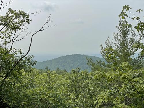 overview in July at Sawyer Mountain near Limington in southwest Maine