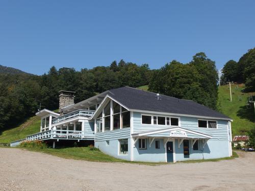 Mad River Glen Ski Area base lodge at Stark Mountain in northern Vermont