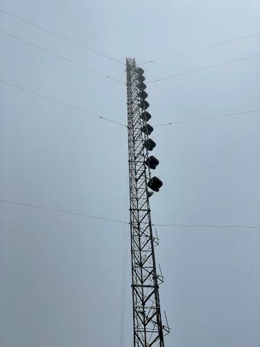 tower in May at Streaked Mountain in western Maine