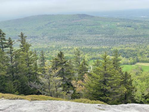 view in May at Streaked Mountain in western Maine