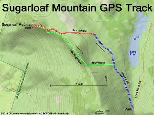 Sugarloaf Mountain gps track