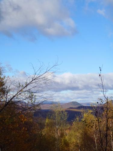 limited view from Teapot Mountain in New Hampshire