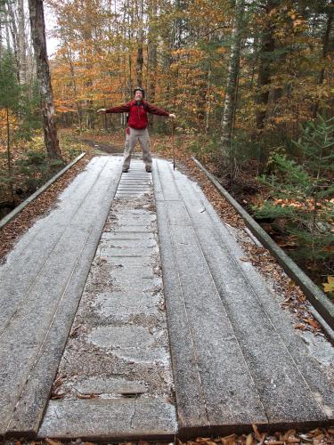 bridge on Three Ponds Loop in New Hampshire