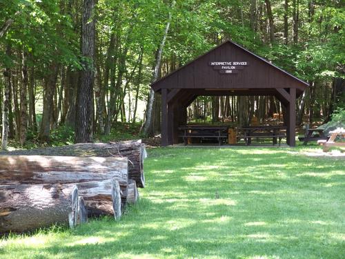 campground at the trailhead to Todd Mountain in northwestern Massachusetts