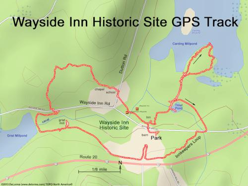 Wayside Inn Historic Site gps track