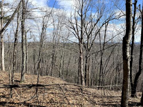 view in March from Whittemore Hill in southern NH