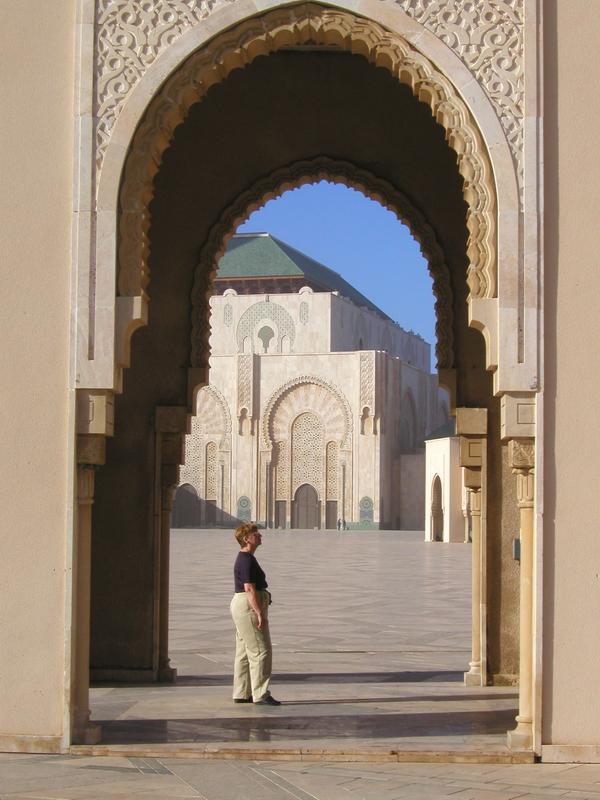 Hassan II Mosque at Casablanca in Morocco