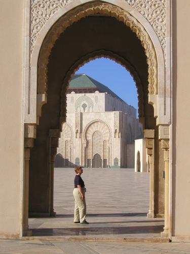Hassan II Mosque at Casablanca in Morocco