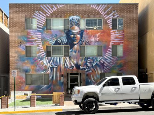 mural near the Downtown Riverwalk in Reno, Nevada